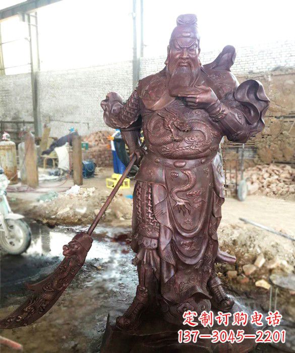 广西义薄云天关公像