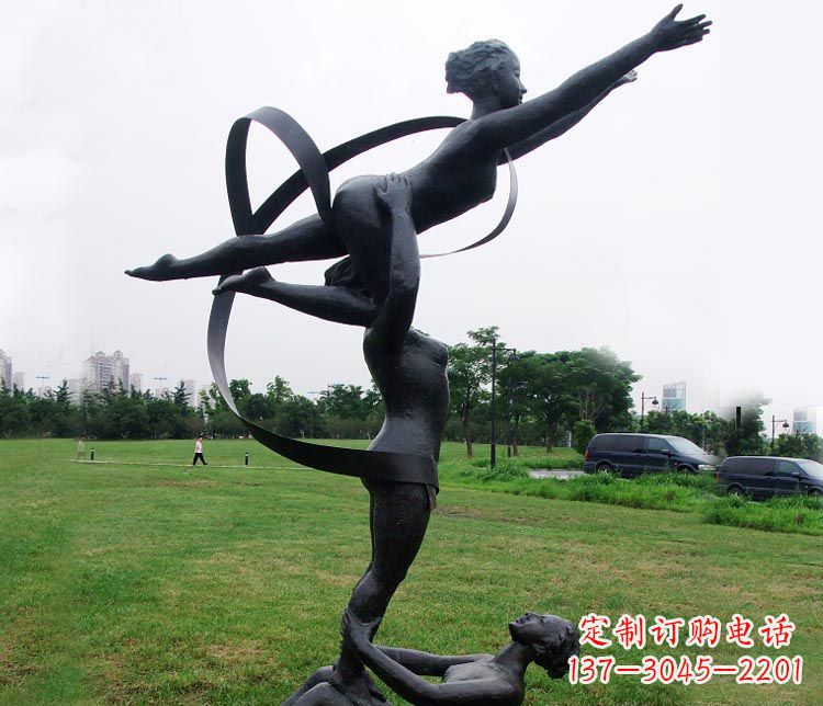 广西艺术体操运动员雕塑