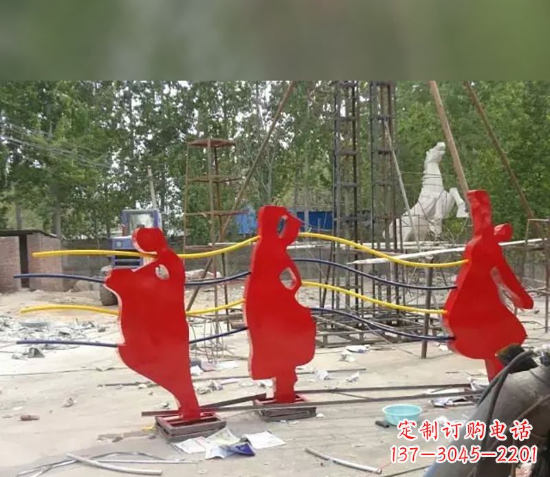 广西音符剪纸雕塑不锈钢