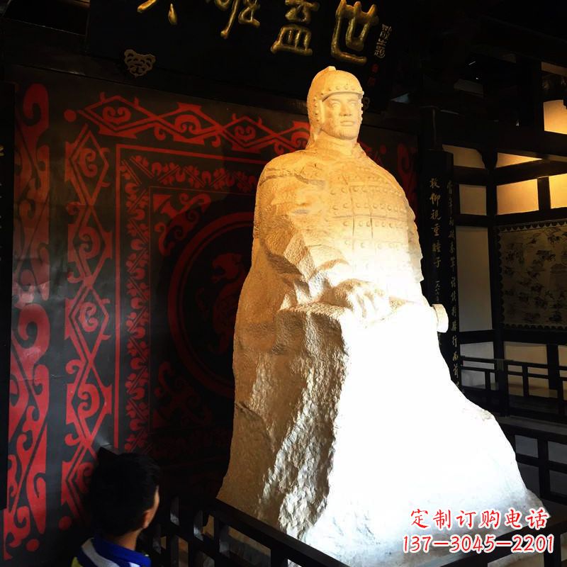 广西英雄盖世楚霸王石雕像