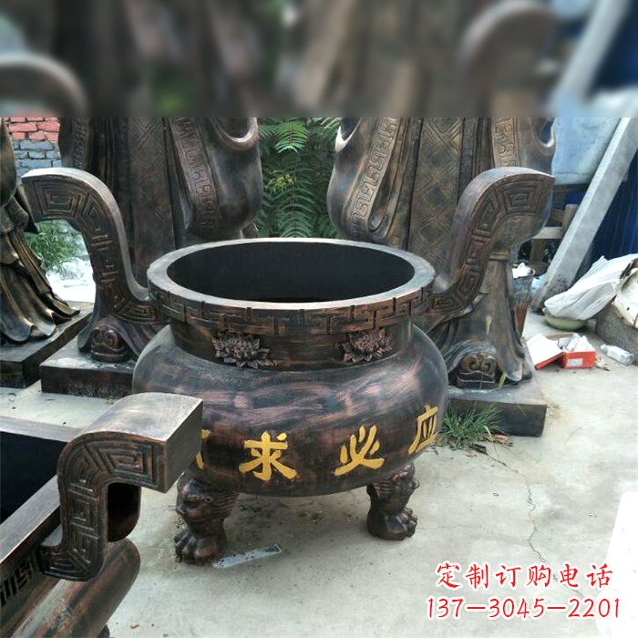 广西有求必应祈福铜雕香炉