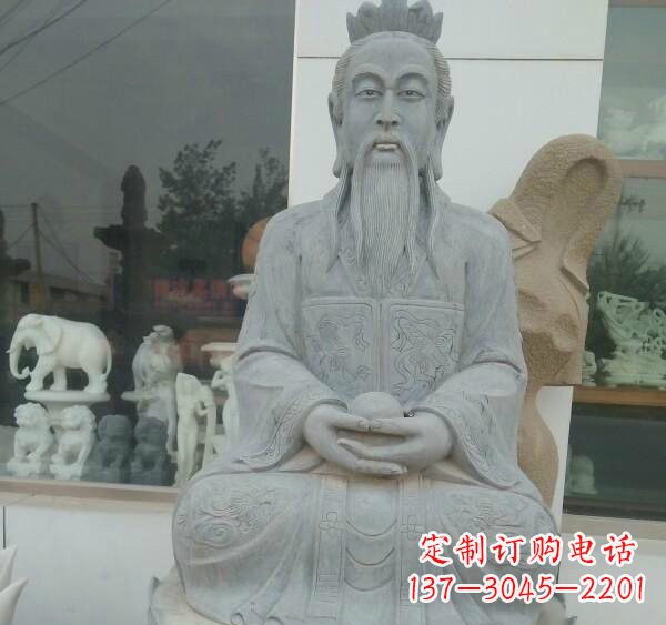 广西元始天尊神像石雕