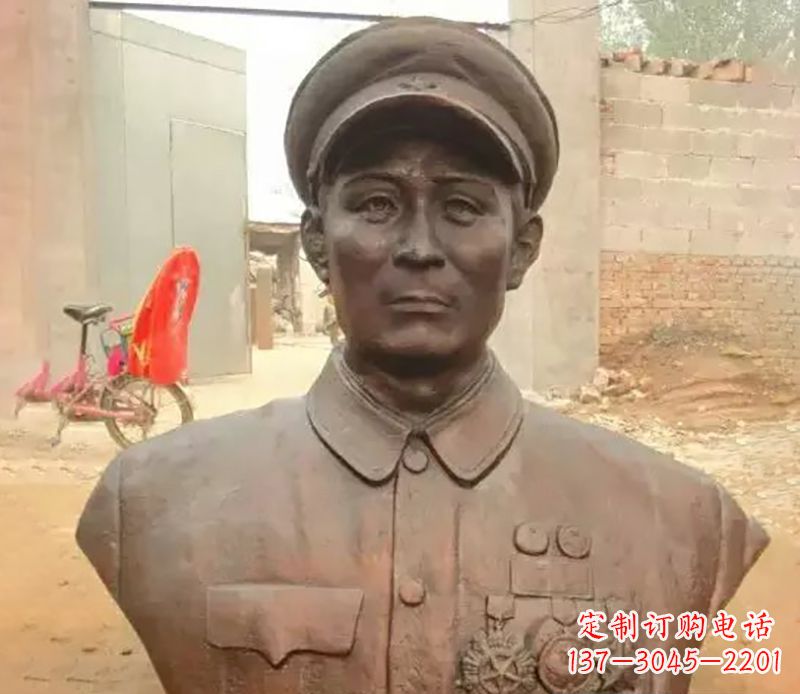 广西元帅名人胸像铜雕