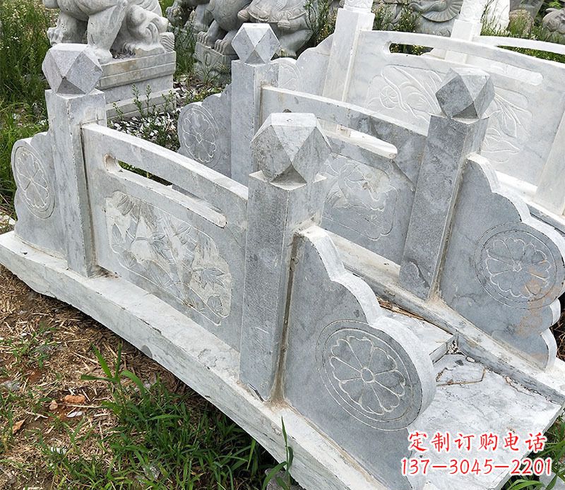 广西园林仿古石拱桥景观石雕 (2)
