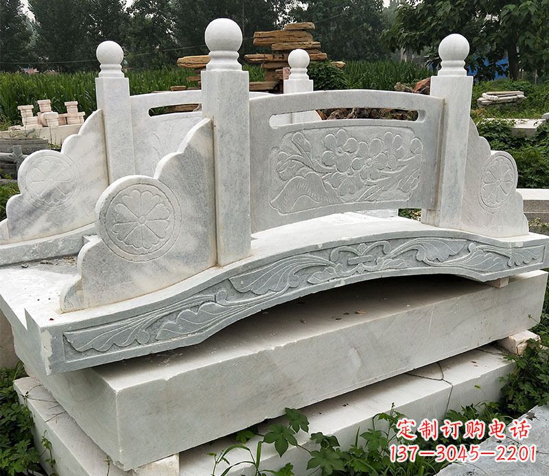 广西园林仿古石拱桥景观石雕