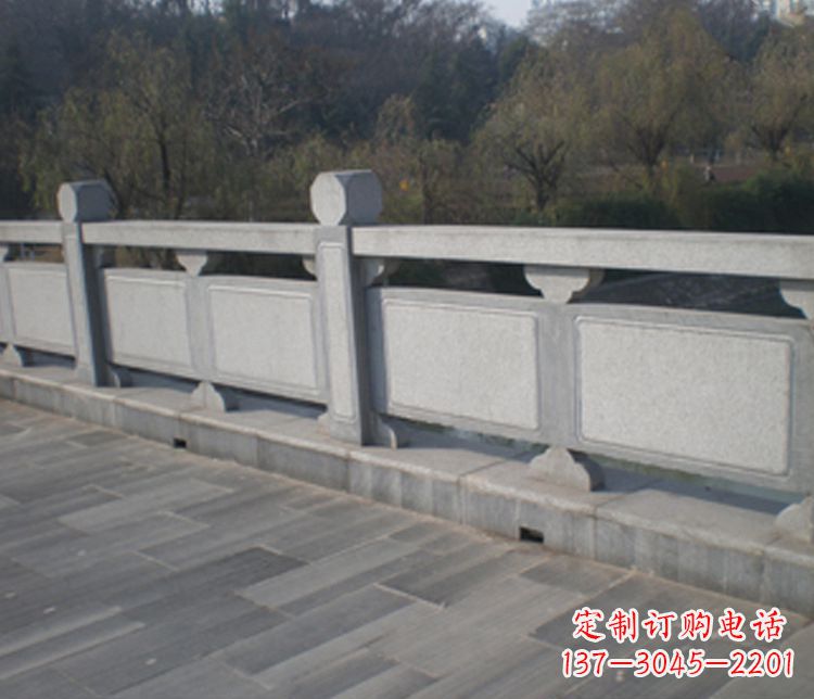 广西园林仿古石栏板景观石雕 (7)