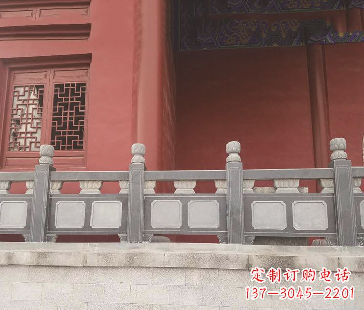 广西园林仿古石栏板景观石雕 (8)