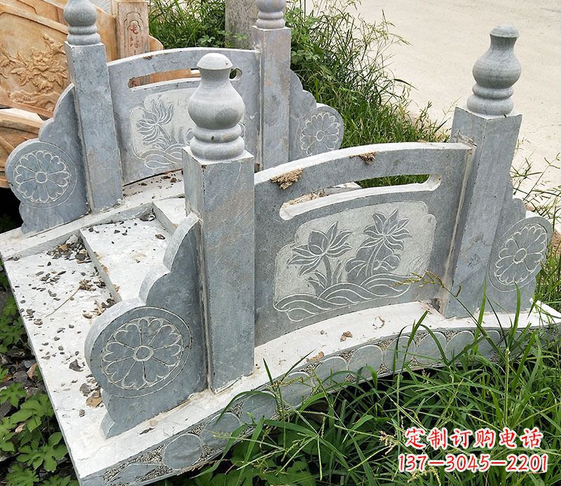 广西园林仿古石栏板景观石雕_1 (2)