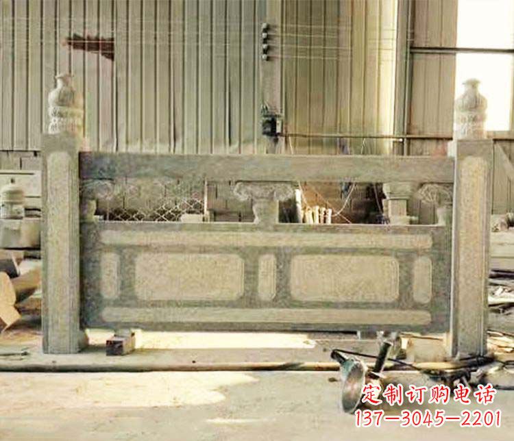 广西园林仿古石栏板景观石雕