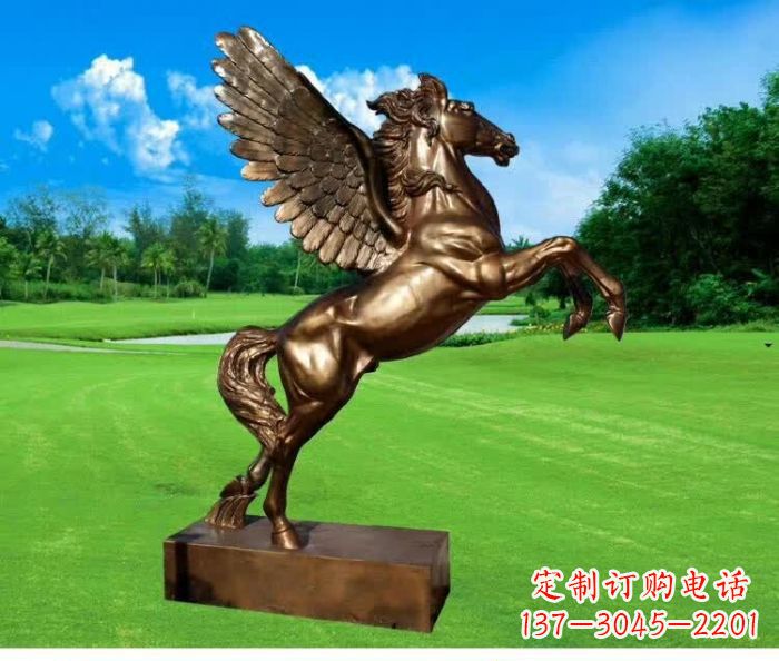 广西园林飞马铜雕 (2)