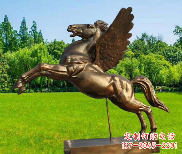 广西园林飞马铜雕