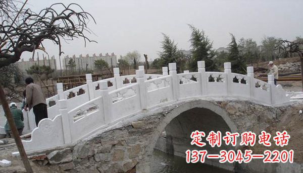 广西园林汉白玉大桥栏板景观石雕