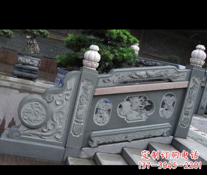 广西园林景观大理石栏板雕塑 (6)
