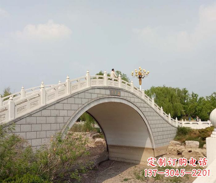广西园林景观大理石桥栏板石雕 (6)