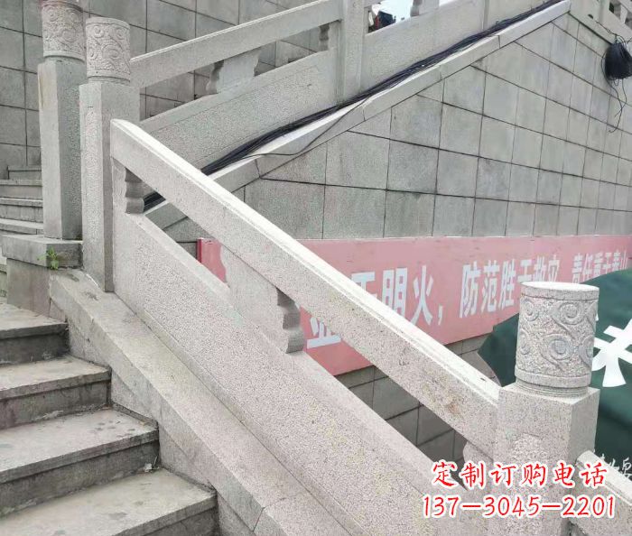 广西园林景观大理石桥栏板石雕_1 (2)