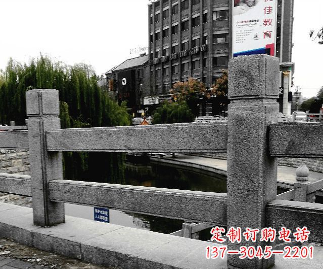广西园林景观仿古石雕栏板 (9)