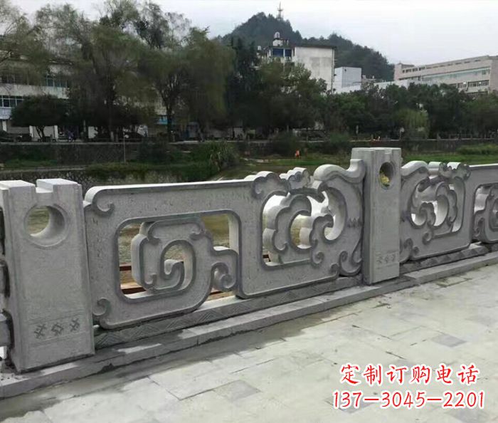 广西园林景观仿古石雕栏板_1