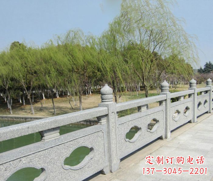 广西园林景观真山桥石雕栏板