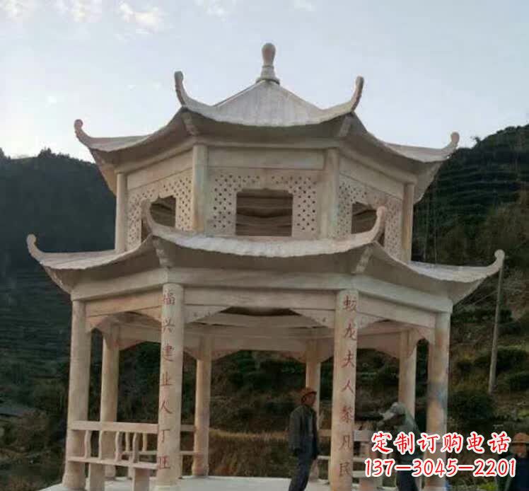 广西园林石雕凉亭