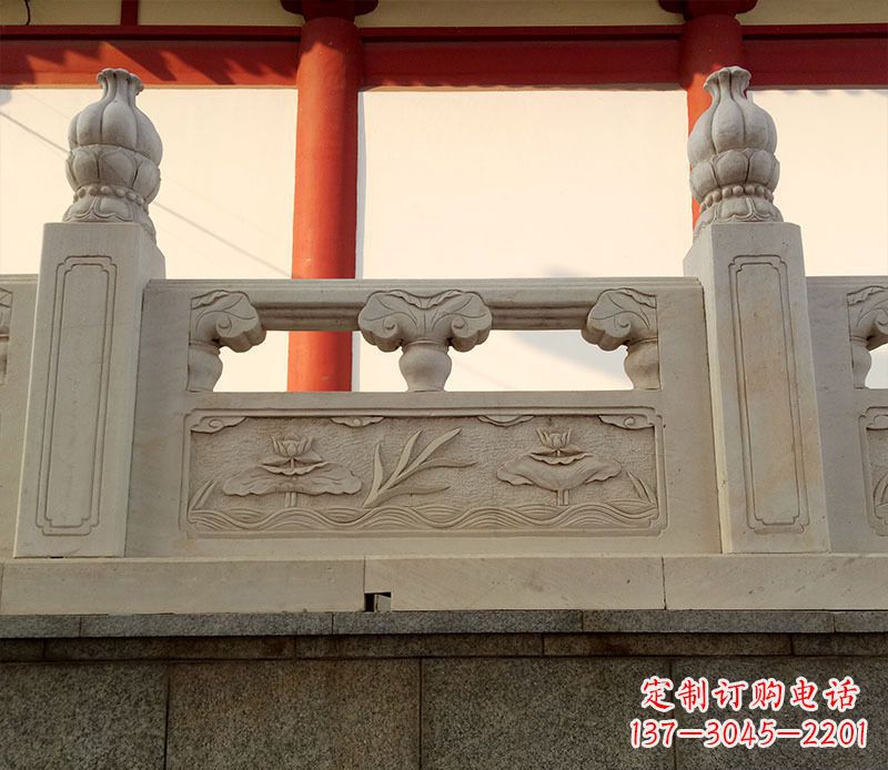 广西园林石浮雕栏板景观石雕 (2)