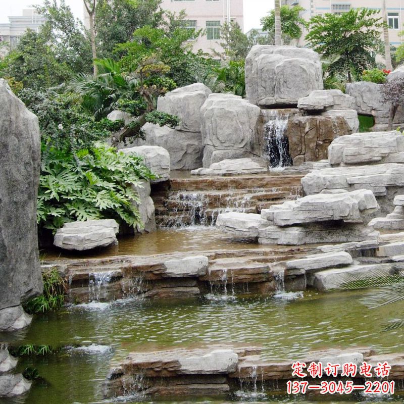 广西园林石头假山流水