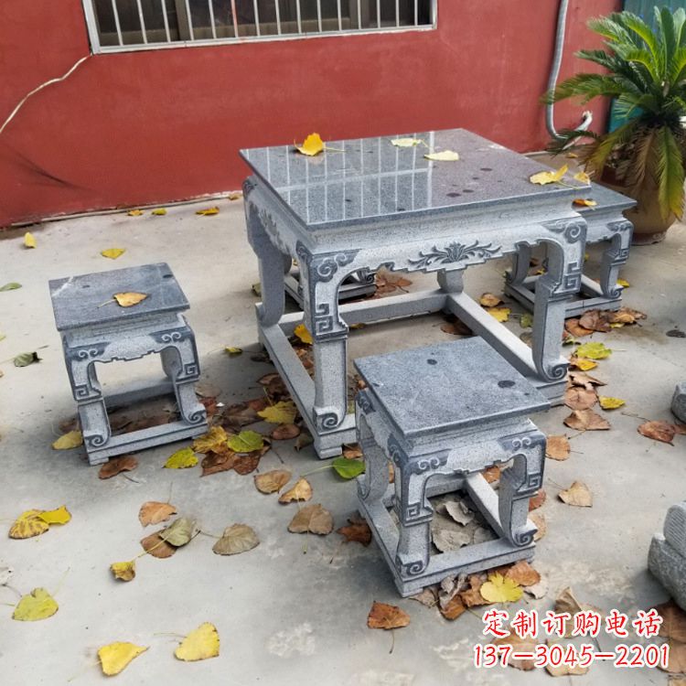广西园林石桌凳