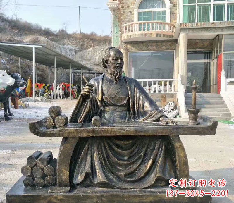 广西张仲景铜公园雕