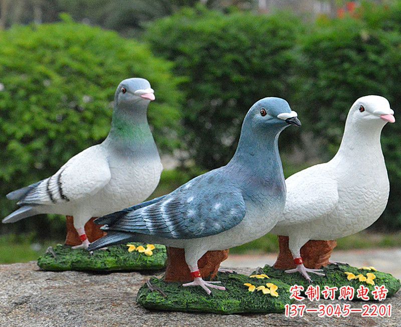广西长春和平鸽雕塑