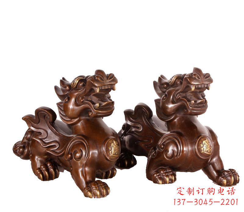 广西招财进宝貔貅铜雕