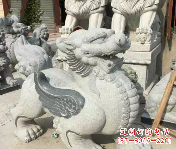 广西招财神兽仿古貔貅石雕