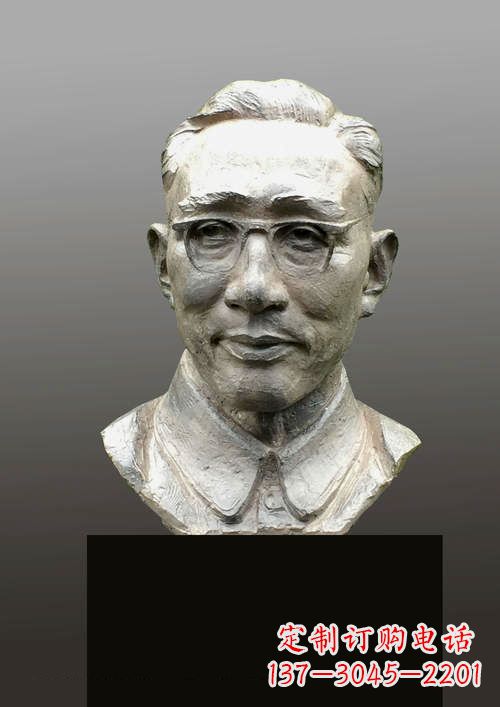 广西中国当代音乐家马可头像雕塑