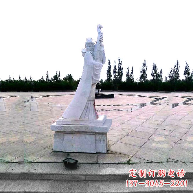 广西中国古代四大美女之王昭君广场石雕塑