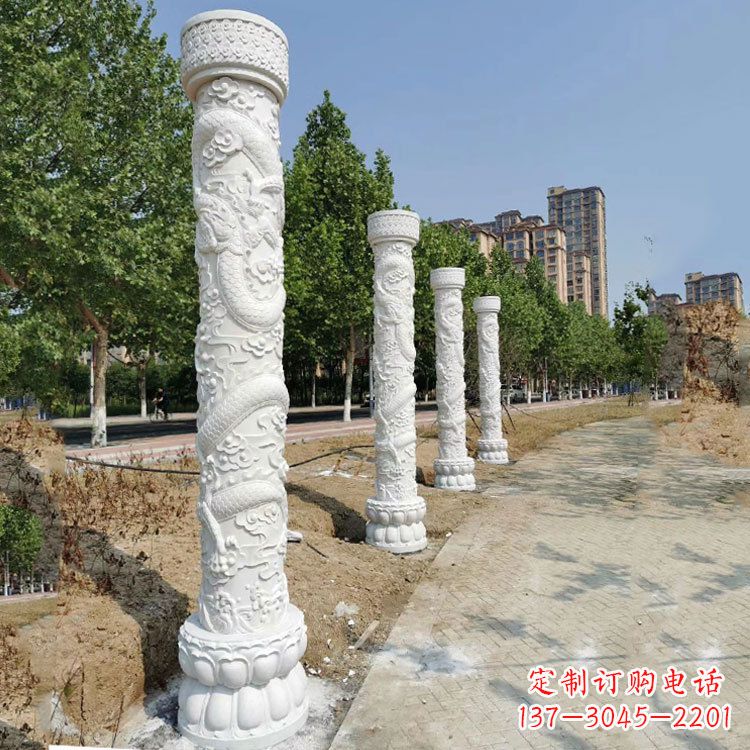 广西中国龙柱雕刻