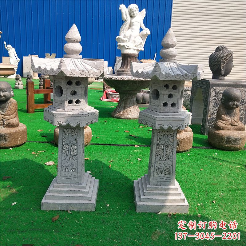 广西中式大理石灯笼