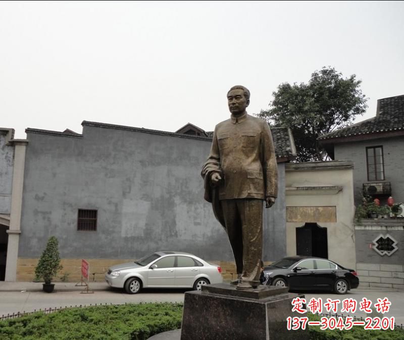 广西周恩来铜雕