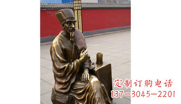 广西诸葛亮古代名人铜雕