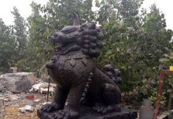 广西獬豸铸铜雕塑