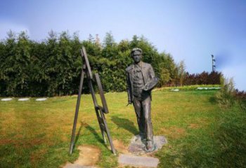 广西徐悲鸿城市雕塑公园铜雕像