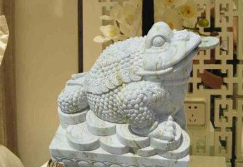 广西招财神兽金蟾石雕