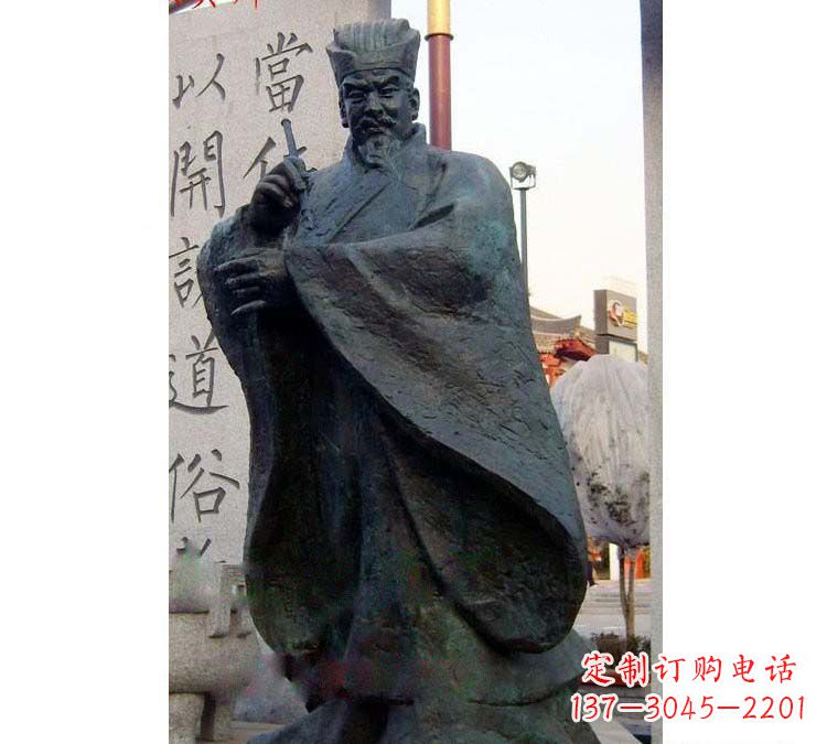 广西铸铜古代名人颜真卿