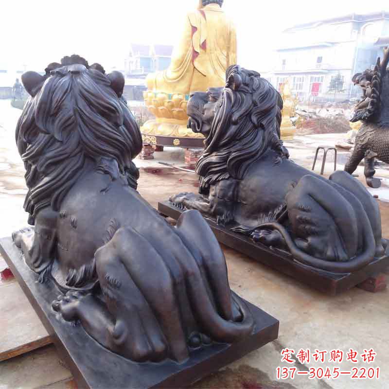 广西铸铜汇丰狮子