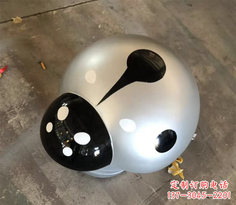 广西瓢虫雕塑不锈钢