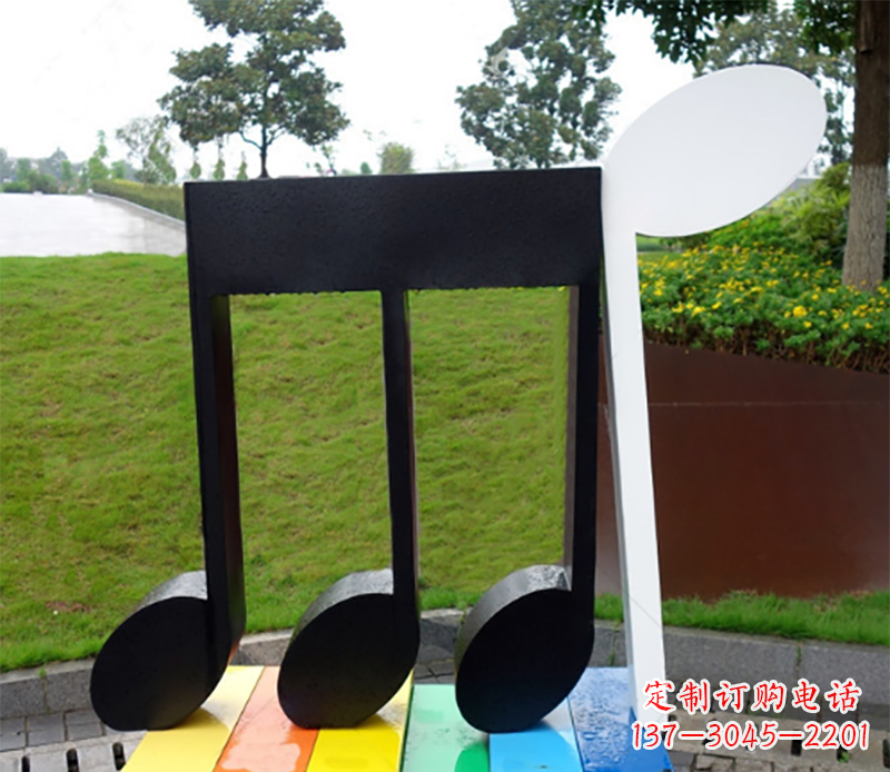 广西音符雕塑不锈钢