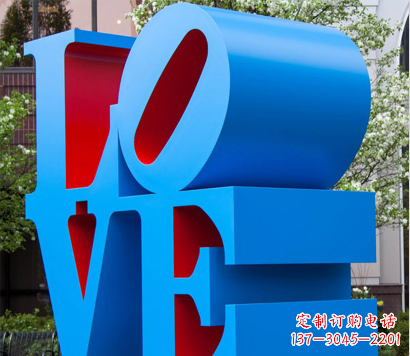 广西字母雕塑不锈钢