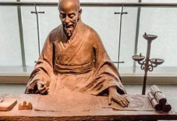 广西祖冲之圆周率情景小品雕塑-中国古代数学家著名历史人物